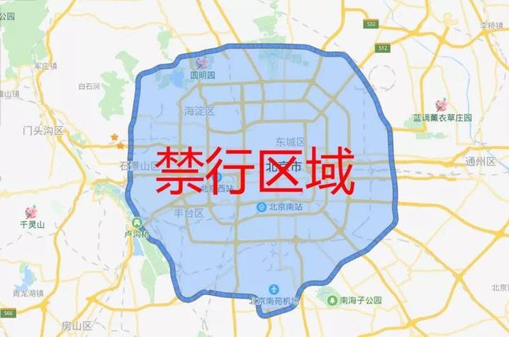 北京汽车限号最新消息,北京汽车限行区域图